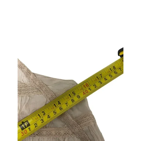 Zara ZW collection Womens Maxi Dress S Pink Lace Halter Crochet 6895/261 NWT - Picture 14 of 16